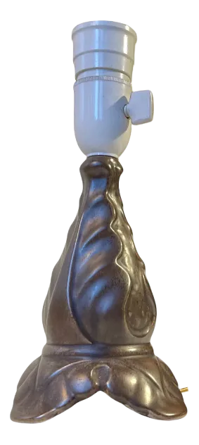 Art Nouveau Revival Ceramic Table Lamp by Søholm, 1950s