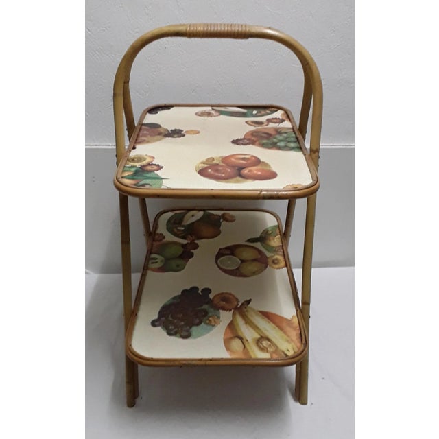 Bamboo Tray or Serving Table, 1960s For Sale - Image 3 of 7