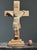 Mid-Century Modern Vintage European Folk Art Modernist Hand Carved Crucifix Sculpture For Sale - Image 3 of 10