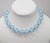 Vintage 1950s Signed Crown Trifari Light Blue Beaded Necklace For Sale In Philadelphia - Image 6 of 7
