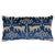 Contemporary Schumacher Woodland Leopard Velvet Pillow 12" Lumbar Pillow in Sapphire For Sale - Image 3 of 3