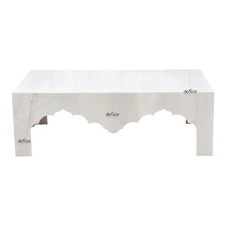 Elegant Taj Marble Coffee Table For Sale