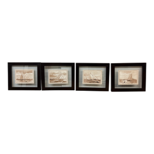 Henry Shields for Soicher Marin Vintage Racing Sloops Lithographs, Set of Four