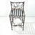 1980s Wrought Iron Vanity Stool For Sale - Image 15 of 15