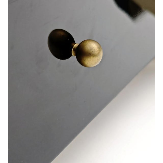 Chest of Drawers in Glossy Black Lacquered Wood, 1980s For Sale - Image 10 of 18