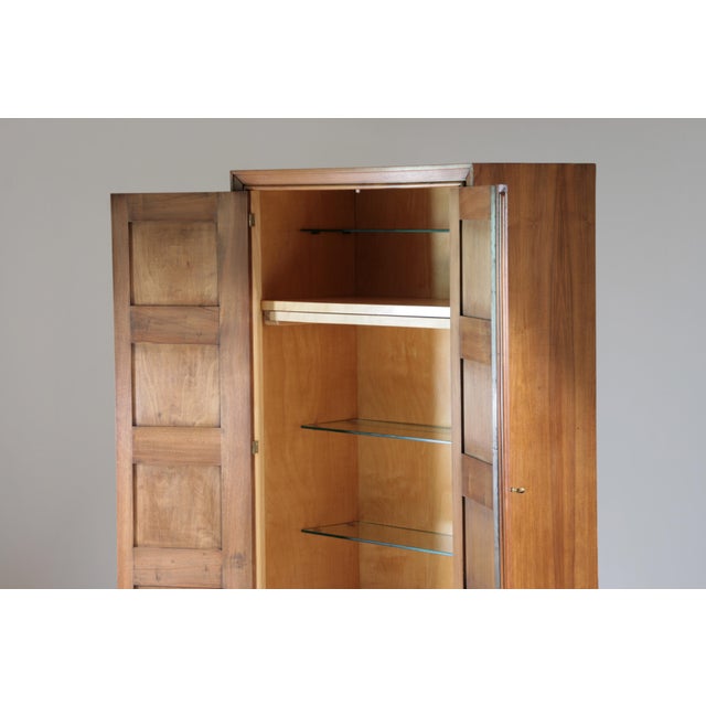 Art Deco French Walnut Bar Cabinet, 1930 For Sale - Image 16 of 18