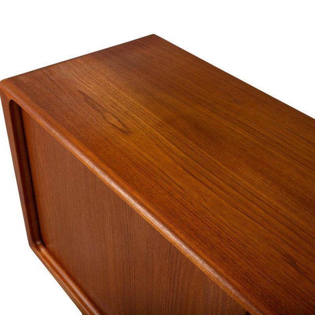 Mid-Century Brown Wooden Sideboard For Sale - Image 12 of 18