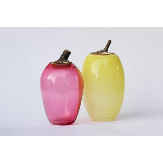 Contemporary Tall Hot Pink Branch Vase by Pia Wüstenberg For Sale - Image 3 of 8