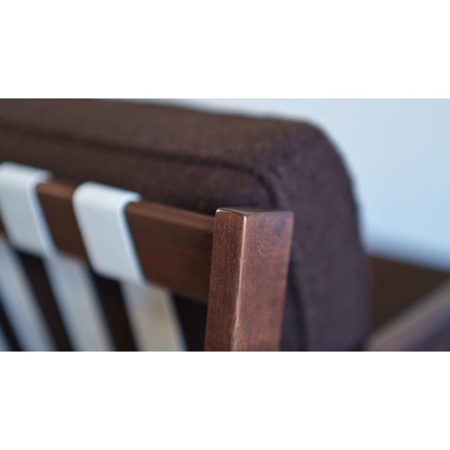 Brown Walnut Lounge Chairs by Edmond J. Spence, Circa 1950s For Sale - Image 8 of 10