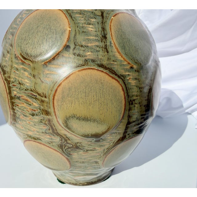 Ceramic Mid-Century Ceramic Vase by Christian Poulsen for Bing and Grondahl For Sale - Image 7 of 12
