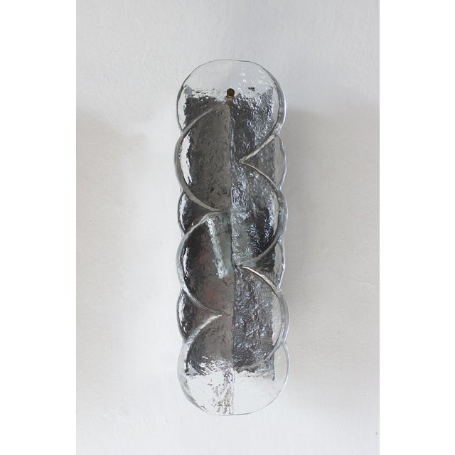 Citrus Wall Lamp in Glass and Metal from Kalmar Franken Kg, Set of 2 For Sale - Image 4 of 7