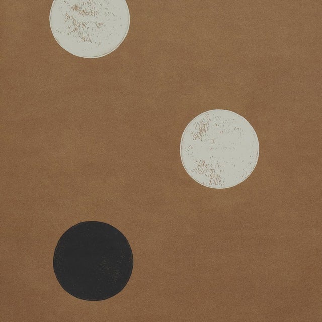 SAMPLE - Schumacher x Backdrop Monte Carlo Wallpaper In Earthy Brown For Sale