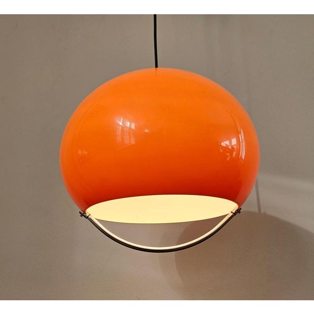 Mid-Century Space Age Pendant from Meblo / Guzzini, Italy, 1970s For Sale - Image 10 of 18