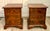 Pair of Mid-Century Georgian Revival Burr Walnut Bachelor's Chests Nightstands For Sale - Image 18 of 18