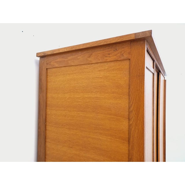 Vintage Oak Wardrobe, 1960s For Sale - Image 6 of 18
