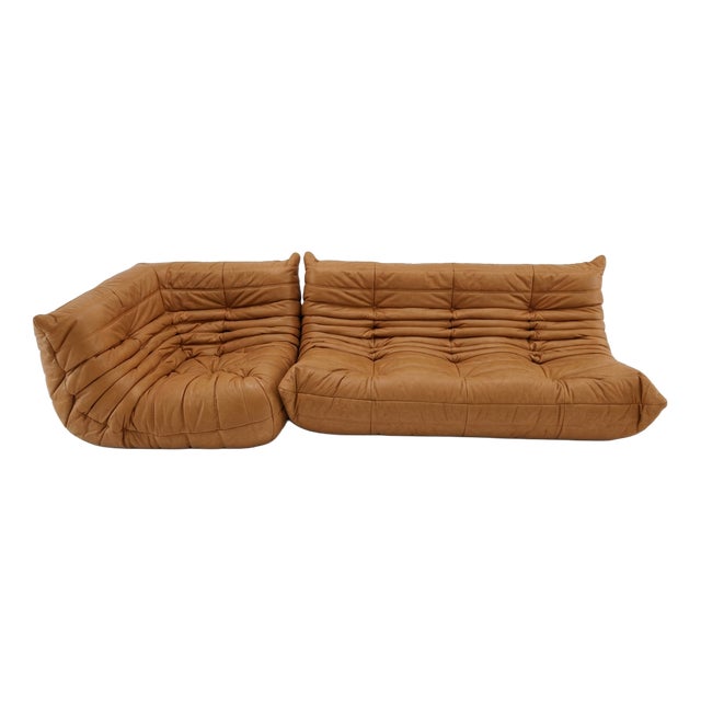 Togo Chairs by Michel Ducaroy for Ligne Roset, 1973, Set of 2 For Sale