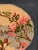 Vintage Framed Chinoiserie Asian Boho Flare Cherry Blossom Tree Hummingbird and Floral Flowers Needlepoint For Sale - Image 4 of 6