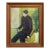 1957 Mid-Century Modern 'A Moment Alone' Vintage Original Figurative Portrait Oil Painting, Framed For Sale