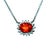 2010s Natural Sapphire Diamond Halo Pendant with Chain 14k Gold Certified For Sale - Image 5 of 7