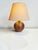 Stoneware globe lamp Height 19 cm Diameter 12.5 cm Unsigned, in good condition. European Plug (up to 250V).The wiring of...