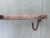 Antique Rustic Wooden Beam Rack With Hand-Forged Iron Hooks For Sale In Orlando - Image 6 of 7