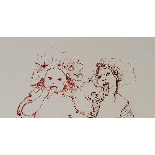 Léonor Fini, Les gourmandes, Etching For Sale - Image 5 of 6