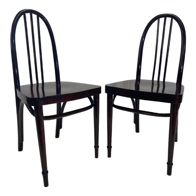 Set of Secession Chairs by Josef Hoffmann for Thonet, 1890s For Sale