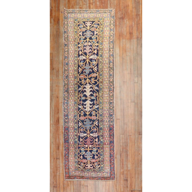 Antique Persian Heriz Runner For Sale - Image 13 of 18