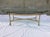 Mid 20th Century Mid-Century Modern Brass Profile Glass Top Coffee Table Italy For Sale - Image 5 of 13