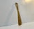 Art Deco Brass Shoe Horn with Draped Details, 1930s For Sale - Image 6 of 6