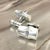 1990s Pair of Georg Jensen Estate Bambo Cufflinks Sterling Silver For Sale - Image 4 of 13