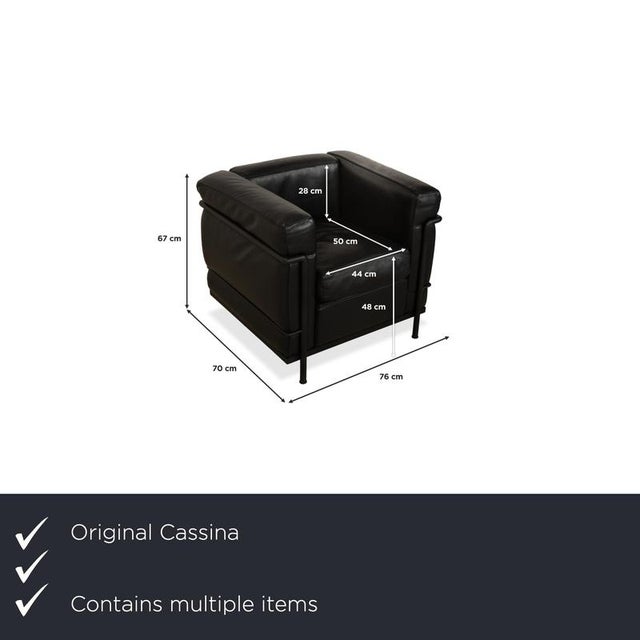 with the LC2 armchairs, you're not just bringing any armchair into your home, but a 20th-century design classic. Designed...