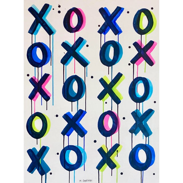 Love on a High - Abstract Gouache Painting by Michelle Owenby For Sale - Image 4 of 4