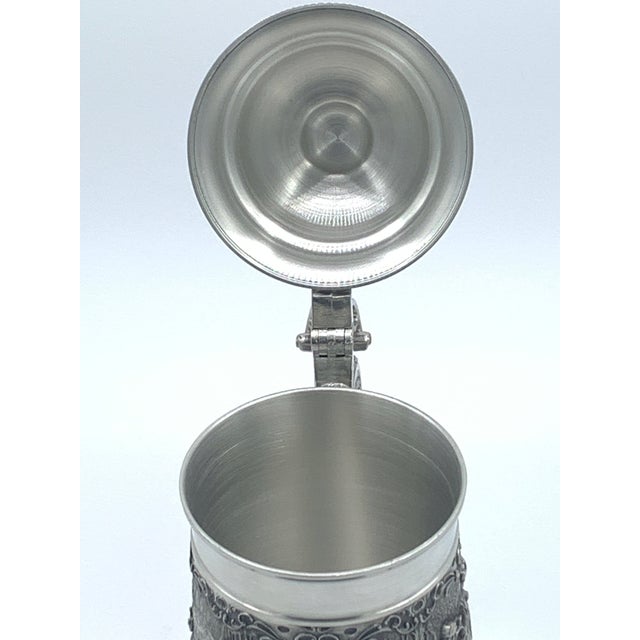 Metal 1960s Artina SKS "Parforce Hunting" Pewter Beer Stein For Sale - Image 7 of 9