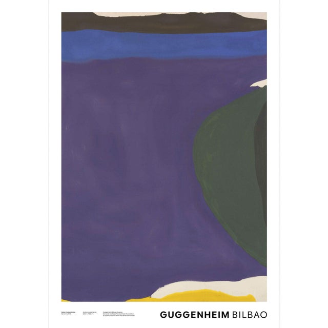 Helen Frankenthaler Santorini 1965 Official Exhibition Poster Dimensions: 27,5 x 39,3 in / 70 x 100 cm Sold unframed