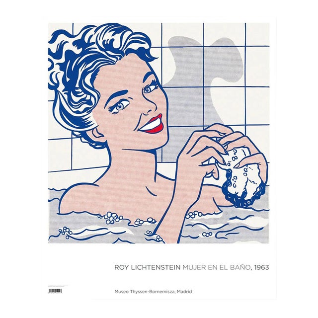 Roy Lichtenstein Woman in Bath Official Exhibition Poster For Sale