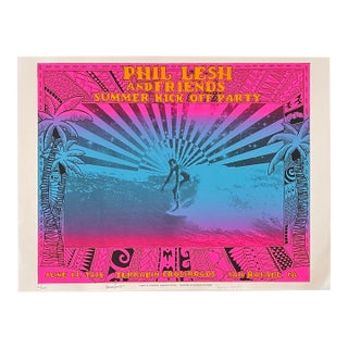 21st Century Phil Lesh "Summer Kick Off Party" California Pop-Art Show Poster c.2016 For Sale