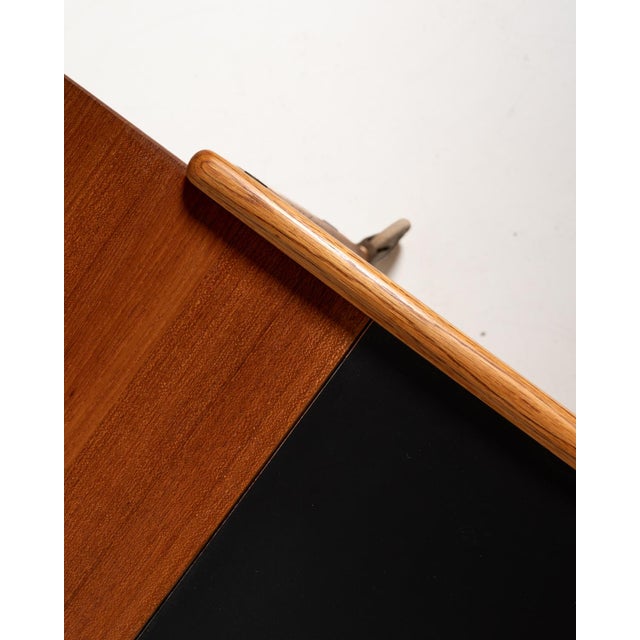 Black Oak and Teak Thea Trolley by Yngve Ekström for Swedese, 1960s For Sale - Image 8 of 11
