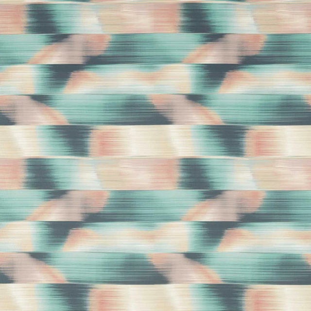 Harlequin Oscillation Fabric in Cascade/ Rose Quartz - a Sample For Sale