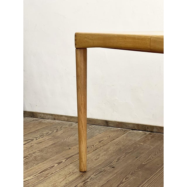 Mid-Century Modern Extendable Dining Table in Oak by H.W. Klein for Bramin, 1960 For Sale - Image 10 of 18