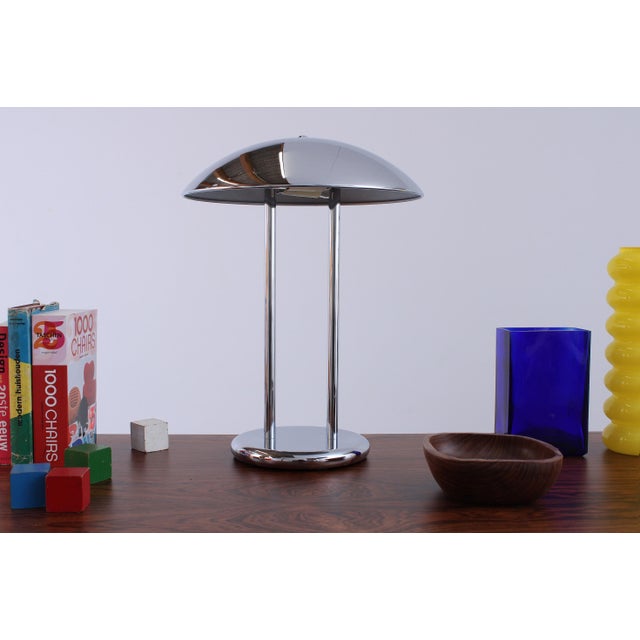 Art Deco Chrome Table Lamp from Ikea, 1980s For Sale - Image 6 of 17