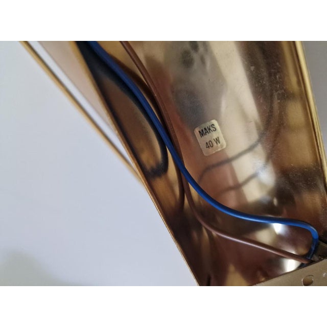 Metal Brass Wall Lights from Lakro Amstelveen, 1980s, Set of 2 For Sale - Image 7 of 8