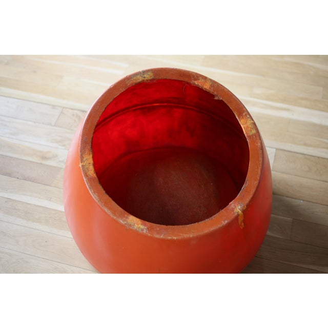 Red Space Age Armchairs in Fiberglass, 1960s, Set of 2 For Sale - Image 8 of 18