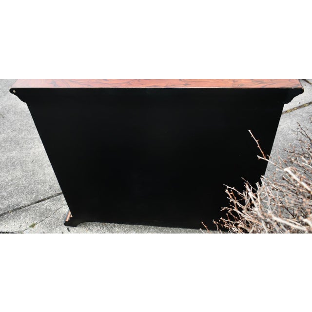 Vintage Painted Regency Style Two Door Accent Cabinet For Sale - Image 11 of 13