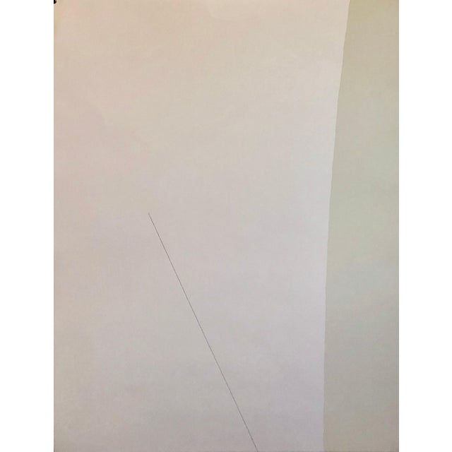 Michael Gross, Michael Gross Israeli Minimalist Conceptual Art, Abstract Jerusalem Silkscreen, 1977 For Sale