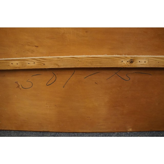 Dixie Furniture Mahogany Traditional Duncan Phyfe Style 44" Mirror 501-15 For Sale In Kansas City - Image 6 of 7