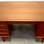 1950s Danish Teak Executive Desk W/ Rear Shelving For Sale - Image 11 of 12