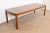 1970s Thomasville Mid-Century Modern Patchwork Oak Parsons Extension Dining Table, Newly Refinished For Sale - Image 5 of 12