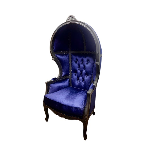 Late 20th Century Handmade Balloon, Porter, Canopy Chair For Sale - Image 9 of 9