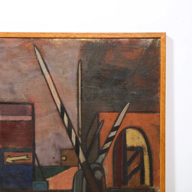 Jules Halfant "Rail Crossing: Middletown, Ny" 1941 For Sale - Image 10 of 10